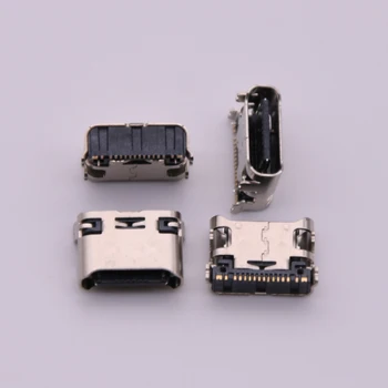 10Pcs Carregador de Carregamento Usb Dock Conector de Porta Tipo C Tomada de Contato do Soquete Plug Para Samsung Galaxy A80 A805F A805 A90 A905 A905F
