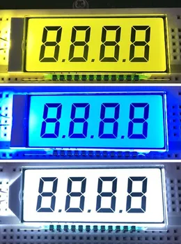 12PIN TN Positivo De 4 Dígitos Segmento Painel LCD Grande de Temperatura do LCD Digital do Tubo de Visualização de Tela (Backlight/Sem luz de fundo) 3V