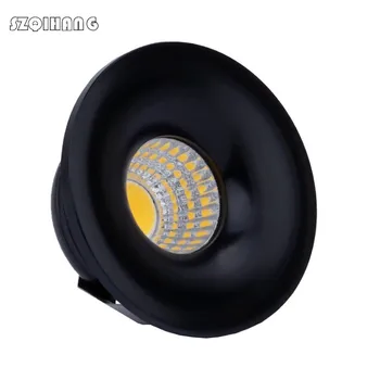 3W Dimmable 5W LED de SABUGO de Teto para Baixo, luz de AC85-265V COB Downlight Recessed a Lâmpada de Teto LED Iluminação Home