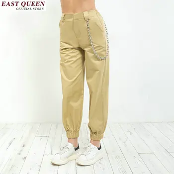 Calças de faixa de mulheres de harém cordão corredores de mulheres de calças de suor feminino calças de moletom streetwear cadeia FF231 UM