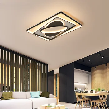 LED Led Simples de Novo Lustre Luzes Para o Estudo de estar Sala de Jantar, Quarto Interior, a Deco Luminárias Luminárias de Lâmpadas da C.A. 90-260V