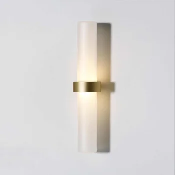 Nordic de leitura, lâmpada de parede de mármore geada braço oscilante de parede preto claro dispositivos elétricos de banheiro de vidro de arandelas de parede antler candeeiro de parede