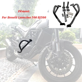 para Benelli Leoncino 500 BJ500 Moto moto Motor de Guarda Queda Quadro de Barra de Protetor da Esquerda para a Direita BJ500