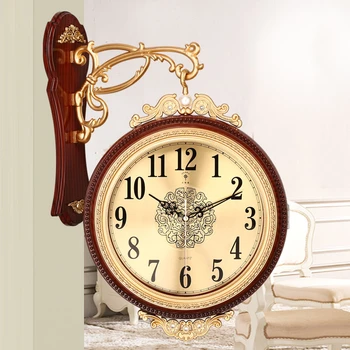 Silêncio Moderno Mecânico Do Relógio Pendurado Na Parede Nórdicos Decorativo Relógio De Parede Digital De Madeira Casa De Relógios De Luxo Reloj Pared Relógio De Parede