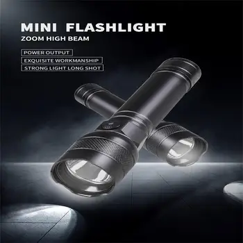 Tg3 Lanterna Led 5 Modos de Ipx4 Impermeável Tipo-c Recarregável Forte Luz de Emergência Exterior Tocha