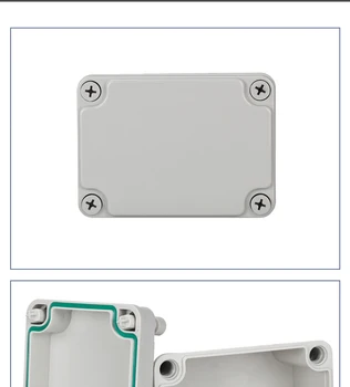 100*100*75mm concha de Plástico de monitoramento de distribuição de energia junção selado no interior e exterior impermeável caixa de gabinetes