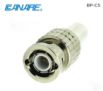 1Pcs CANARE BP-C5 cabo coaxial de 50 ohms de alta freqüência alimentador P9 ficha de crimpagem BNC pode ser equipado com L-5D2V