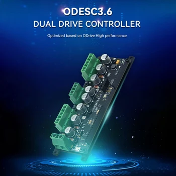 1Set Dual Drive Otimiza a Alta Potência do Motor da Placa de Controle Foc Bldc com Base Em Odrive Controlador de Motor
