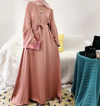 2022 Ramadã Vestimenta Muçulmana De Eid Mubarak Chiffon Abrir Abaya Quimono Dubai Islã Kaftan Roupas Abayas Para As Mulheres Manto Femme Caftan