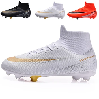 2023 Futebol de Inicialização Homens, Leve, antiderrapante Formação de Calçado de Desporto Unisex Ankle Boots Original Mens Sapatos de Futebol Frete Grátis
