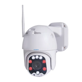 2MP 4 K Audio em Dois sentidos do controle Humano sem Fio ao ar livre PTZ de Segurança Digital do CCTV do IP do Wifi da Câmera