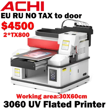 3360 UV Impressora A3+ UV LED da Impressora a Impressora UV Automática de Impressão para Bottlle de Madeira T-shirt Mental, Impressão 2*TX800 cabeça de impressão