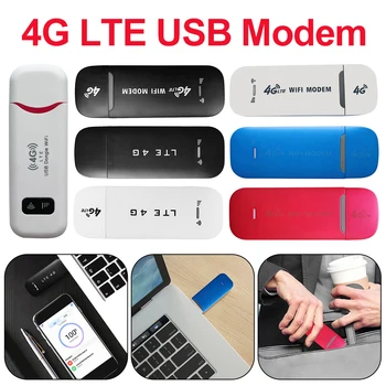 4G LTE Dongle USB sem Fio 150 mbps Modem Vara Adaptador de wi-Fi Cartão de 4G Roteador sem Fio wi-Fi Adaptador de Cartão de 4G de Roteador de Escritório em Casa