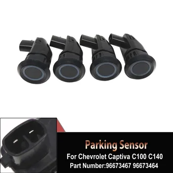 4Pcs/Muita cor Preta PDC Sensor de Estacionamento Para Chevrolet Captiva ultra-Sônica sem Fio do carro 96673464 96673474