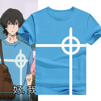 Anime Amigo Daddies Rei Suwa Kyuutarou Kugi T-shirt Cospaly Algodão Homens Verão Kazuki Kurusu T-Shirt de manga curta t