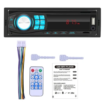 Carro 12V Painel Gravador de Fita FM MP3 Player Bluetooth-compatibe USB Auto Som-Áudio-Estéreo Em-traço Rádio Dropship
