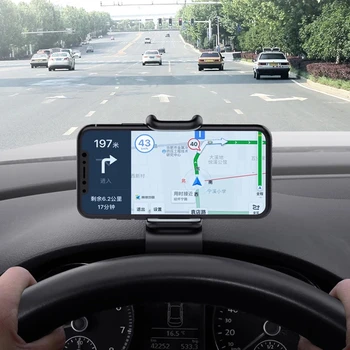 Carro do Telefone Móvel Universal Painel Fácil de Clip de Montagem do Suporte de GPS de Celular Carro de Apoio Suporte para iPhone Samsung Xiaomi