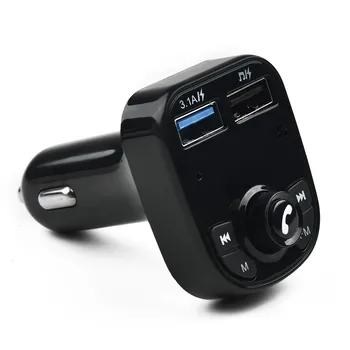 Carro sem Fios Bluetooth 5.0 Transmissor FM MP3 Player Dual Portas USB Carro Rápido Adaptador de Carregador de Chamadas Mãos-Livres Receptor de Áudio