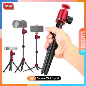 CERASTES ambiente de Trabalho Vlogging ao Vivo Tripé Titular Câmera Mini Tripé para Câmeras DSLR Smartphone com projetor