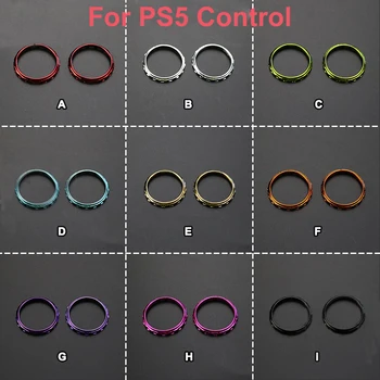 Chrome Sotaque Joystick Anéis Para PS5 Gamepad, joystick Substituição de Sticks Analógicos