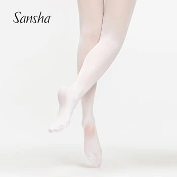 Cidade De Sansha Adultos, Crianças Meninas Macio Ballet Dança Ginástica Nylon Spandex Apertado T99