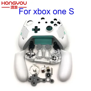 Conjunto Completo De Substituição De Habitação Shell De Caso Para O Microsoft Xbox Um Slim, Controlador Personalizado Casos Sem Fios Xbox One S