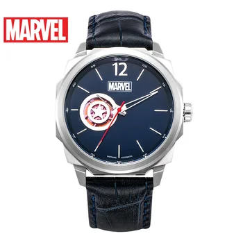 Disney oficial original Marvel capitão américa relógio automático Impermeável Macho de Aço inoxidável de Luxo SAPPHIRE CRYSTAL M-9007