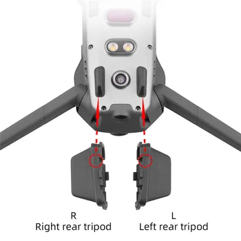 Escudo inferior Esquerdo/Direito Pernas do trem de Pouso de Substituição para Mavic 2 Pro/Zoom Drone Peças de Reparo