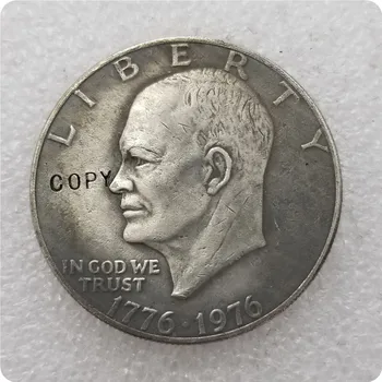 EUA 1776-1976 Eisenhower Dólar CÓPIA moedas comemorativas-réplicas de moedas medalha de moedas colecionáveis
