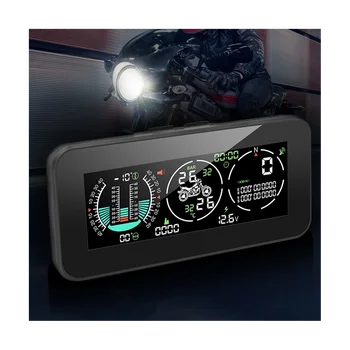 F3 Moto 3 em 1 Monitor de Pressão dos Pneus GPS Velocímetro