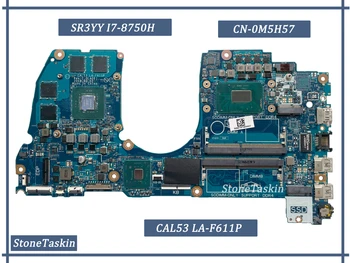 FRU CN-0M5H57 para DELL G3 3579 Aspire Laptop placa-Mãe CAL53 LA-F611P CPU SR3YY I7-8750H RAM DDR4 N17P-G1-A1 100% Testado
