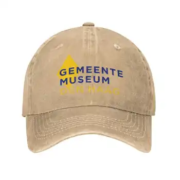 Gemeente Museu de Den Haag de Qualidade Superior Logotipo de Jeans, boné boné chapéu de Malha
