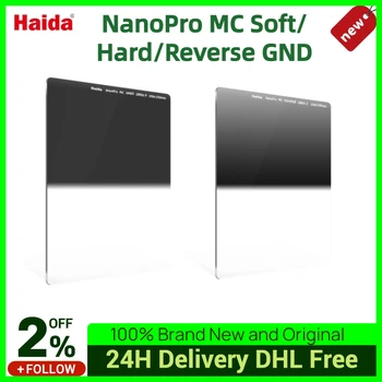 Haida NanoPro MC ND Grad GND 100*150mm NanoPro Filtro Soft/Hard/Reverso Cinza Médio Gradiente Filtro de Densidade Neutra