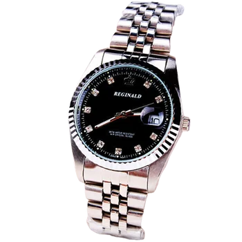 HK Marca de Moda REGINALD Alto Grau de Diamante Escala de Negócios Calendário genuíno Lijinu Homem Presente fabricantes de relógios de Pulso,