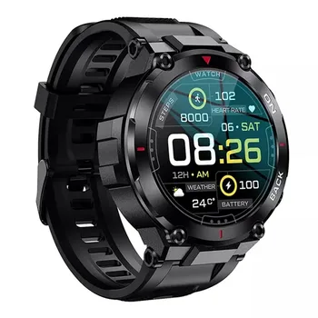 Homens Inteligentes Assistir K37 GPS de Desporto ao ar livre Fitness Tracker Bracelete Grande Bateria de Super Longa Espera de Monitoramento de integridade do Smartwatch