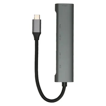 Hub USB C 5 gbps Hub USB Adaptador Multiporta 5 Em 1 para o Entretenimento para o Lar