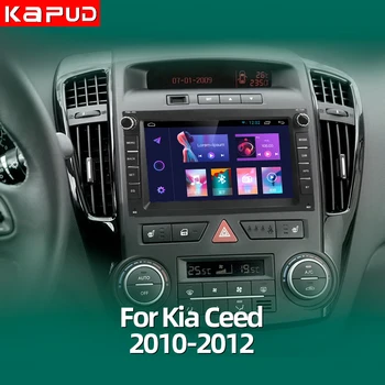 Kapud Carro Player Multimídia Android 11 de Rádio Para a KIA CEED Venga 2010 2011 2012 CarPlay Auto SWC GPS 2Din BT Estéreo Navigator