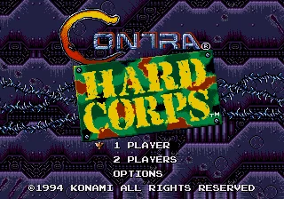 Mais quente Contra Hard Corps NTSC 16 Bits MD Cartão de Jogo Para o Sega Mega Drive Para Gênesis
