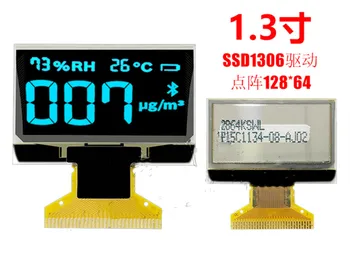 maithoga IPS de 1,3 polegadas 30PIN Branco/Azul Tela OLED SSD1306 Unidade IC 128*64 Paralelo/SPI/I2C Interface