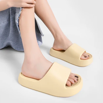 Moda verão Fundo Macio de Mulheres Chinelos de Espessura Inferior Senhoras Sapatos de Designer Original Sandálias das Mulheres deslizadores para as Mulheres