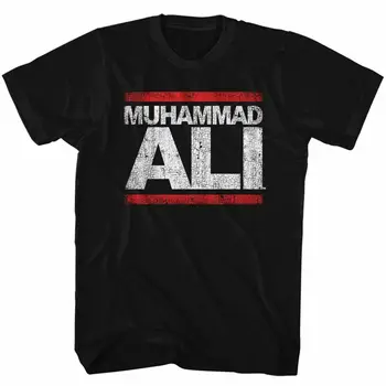 Muhammad Ali Clássico da Moda de T-Shirt 100% Algodão, O Pescoço de Verão Casual Manga Curta T-shirt Mens Tamanho S-3XL