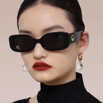 Mulheres de Óculos de Proteção solar UV Proteção Moda Retro Oval Pequena Armação de Óculos de sol dos Homens de Condução de Viagem Praia Óculos