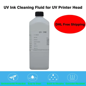 Navio rápido 500ML de 1000ML Tinta UV Fluido de Limpeza para Impressora UV cabeça do Tubo de raios UV Impressora Solução de Limpeza Líquida
