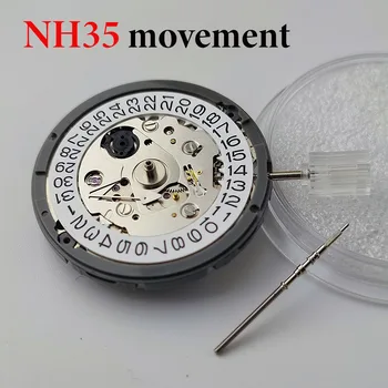 NH35 movimento de alta precisão movimento mecânico automático calendário mostrando Japonês nh35 movimento