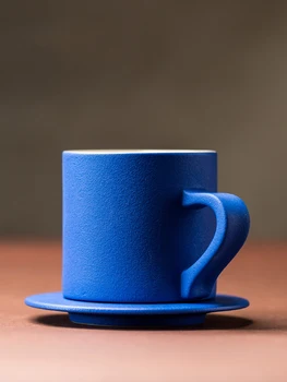 Nordic caneca de cerâmica xícara de café café high-end artesanal simples e requintado, grés cappuccino, latte copo com Bandeja