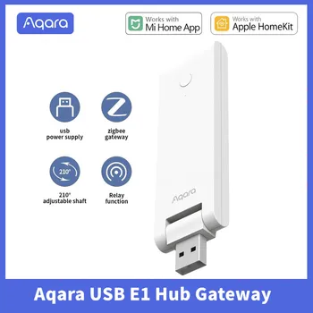 Novo Aqara E1 Hub Zigbee 3.0 USB Mini Smart Gateway sem Fio USB Conectar aplicativos Suporte para Controle Remoto IFTTT Mijia Mi Casa Homekit