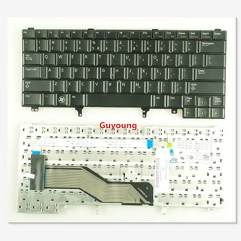 Novo teclado para Dell Latitude E6220 E6230 E6430s E6420 0C7FHD inglês, sem Ponto de Pau preto
