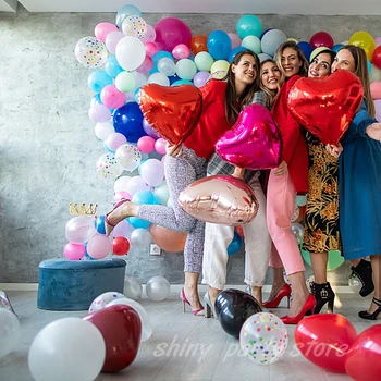 O Dia dos namorados em Casamento, Decoração de Balões em formato de Coração, Estrela da Folha de Alumínio Balão de Hélio Feliz Festa de Aniversário, Decoração de Suprimentos