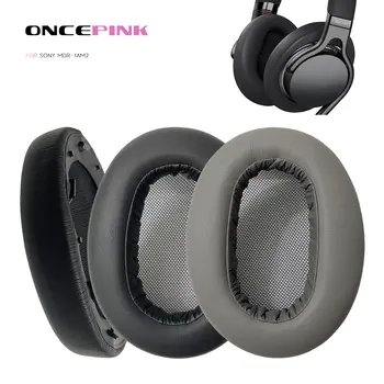 Oncepink Substituição Almofadas de Ouvido Sony MDR-1AM2 Fone de ouvido Almofada Abafador de Protecções de Cabeça