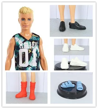 Original Prince Ken Doll Sapatos Da Moda Masculina Boneca Casual Sapatos Botas Acessórios De Bonecas